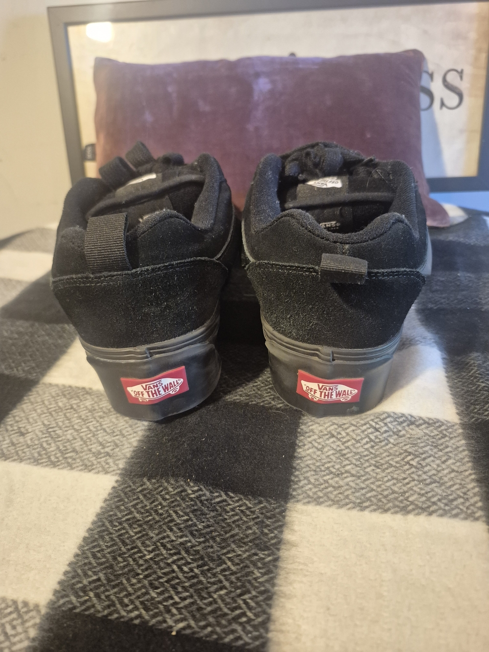 Vans Knu Triple Black Stack 8.5 M / 10 W - Picture 3 of 6
